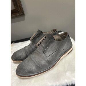 John Varvatos Laceless Derby Slip On Shoes Grey Mens Size 9